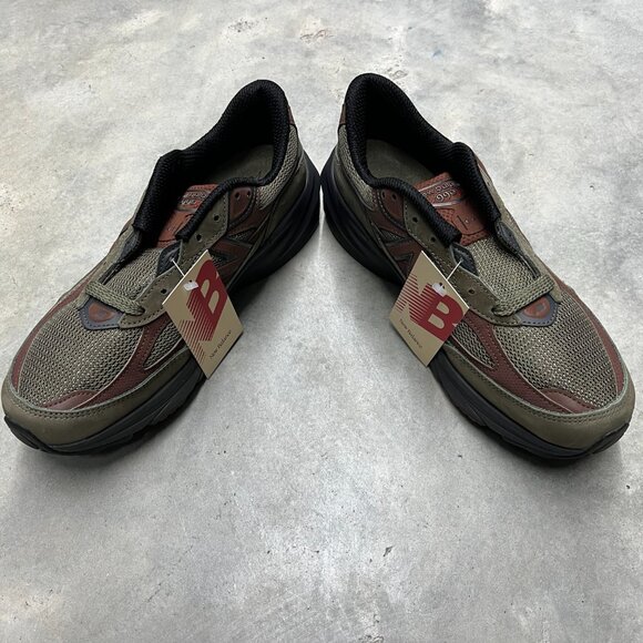 New Balance 990V6 Men's Dark Camo Rich Oak Black Cement U990CA6 - New - Picture 5 of 6